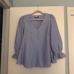 Tuckernuck Easton Puff Sleeve Stripe Top